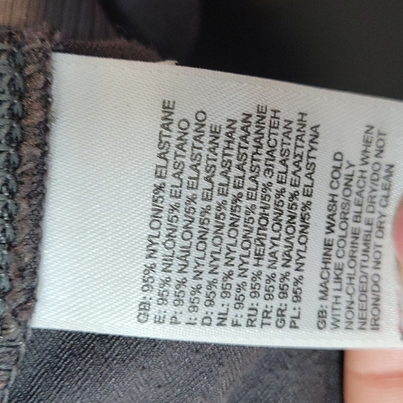 The North Face Pull On Ribbed Drawstring Waist Cropped Pants Gray - Picture 9 of 11